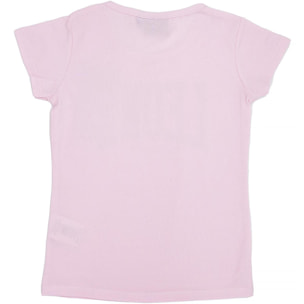 Camiseta de manga corta de niña con logo grande foil