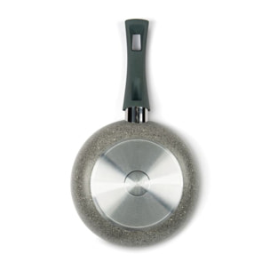 Padella 24 cm Excelsa – Country Rock, Alluminio Grigio