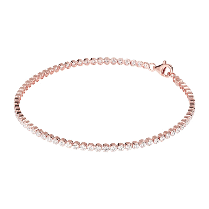 Bracciale Tennis con Cubic Zirconia Tonde