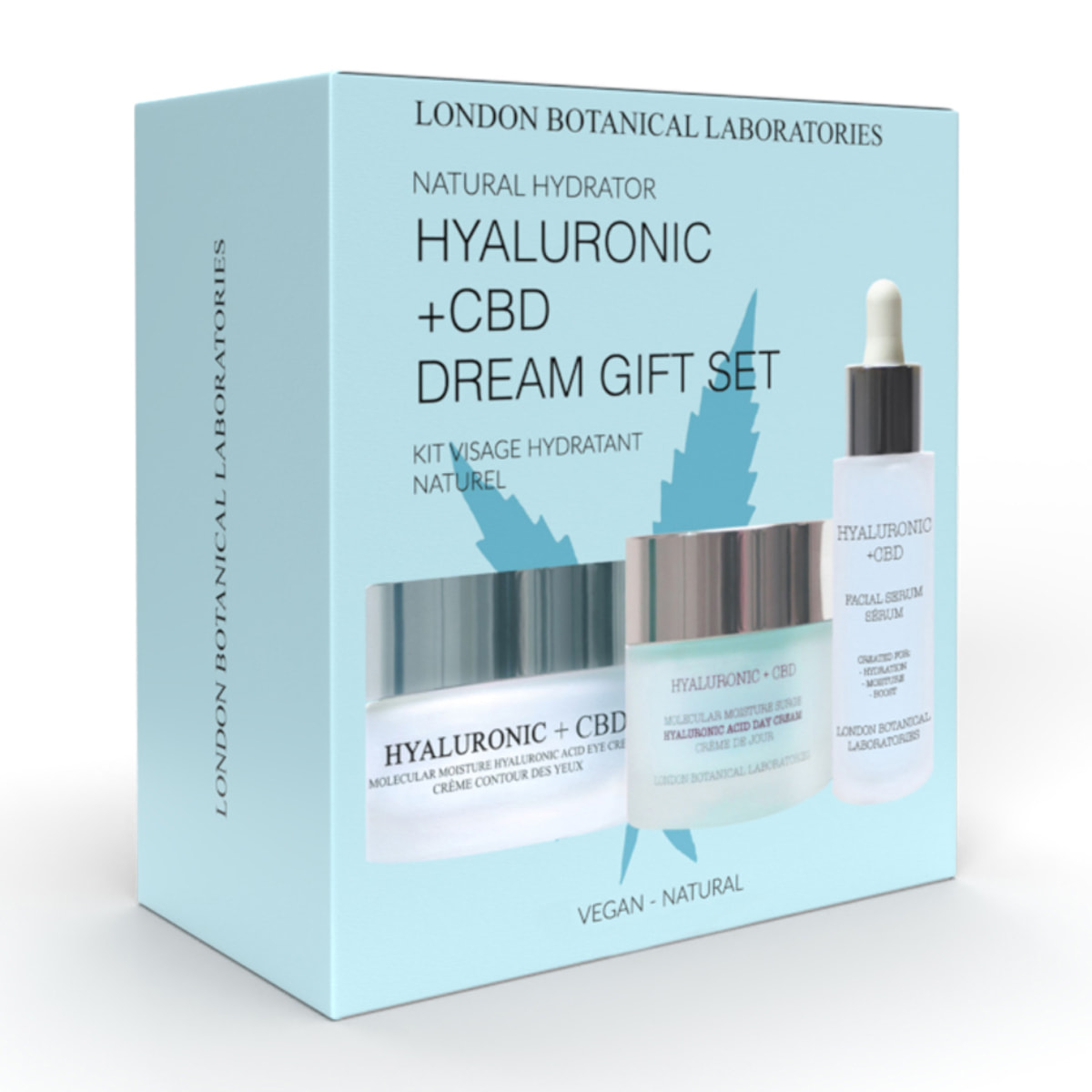 LBL- Set de regalo Hyaluronic + CBD Dream (suero + crema hidratante + ojos)