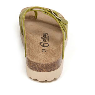 Sandalia plataforma BILLOWY VERDE