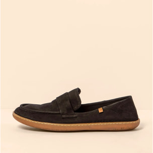 Zapatos N5294 NOBUCK LAVADO BLACK/EL VIAJERO color Black