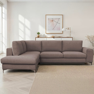 Canapé Tissu Angle Gauche Fiesole 3 Places
