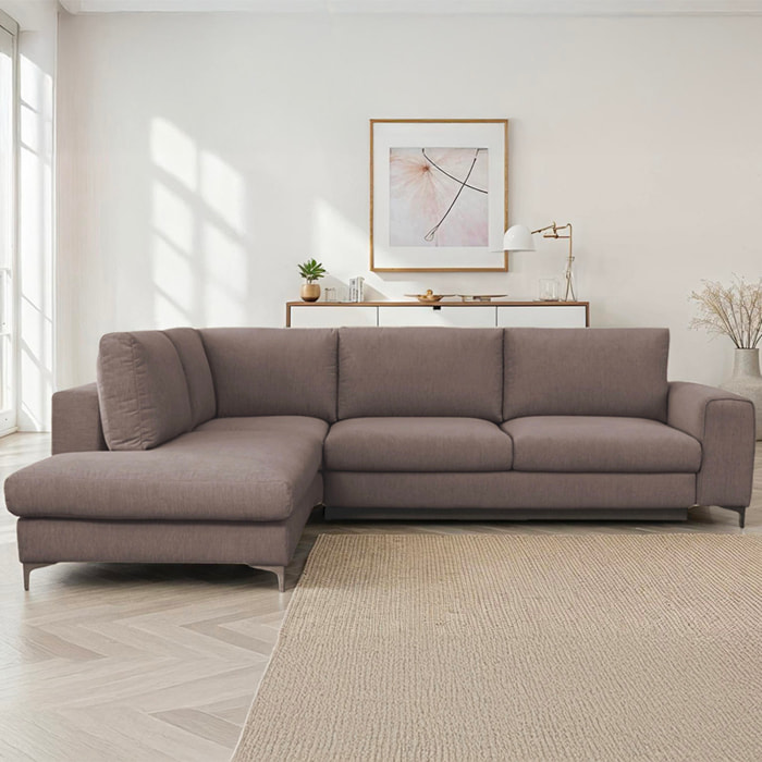 Canapé Tissu Angle Gauche Fiesole 3 Places