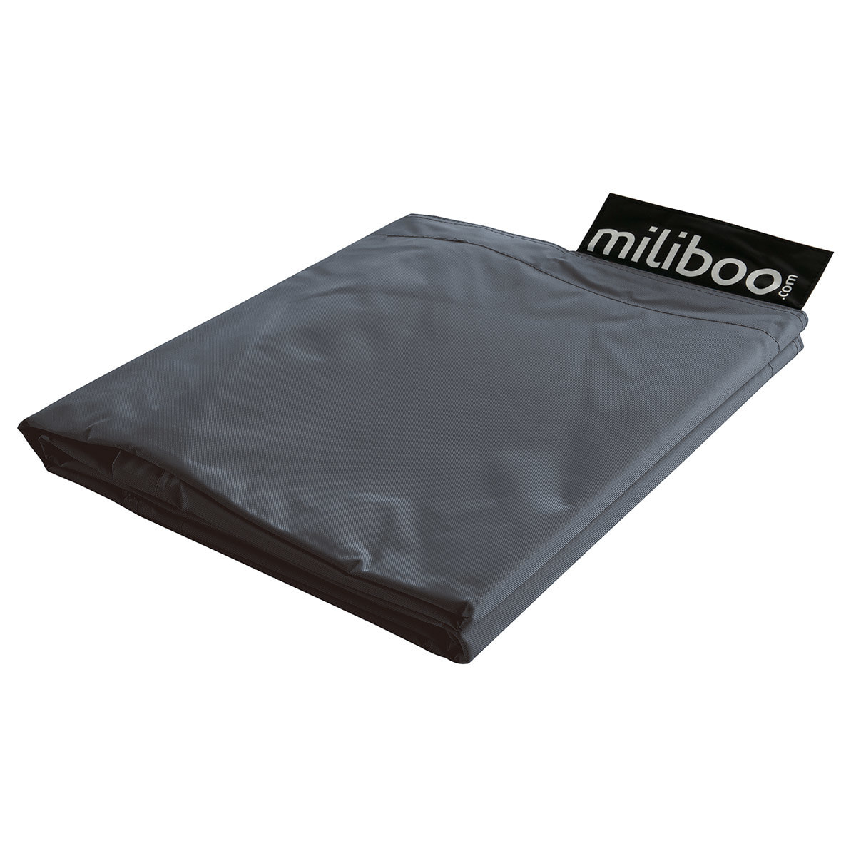 Housse de pouf géant grise BIG MILIBAG