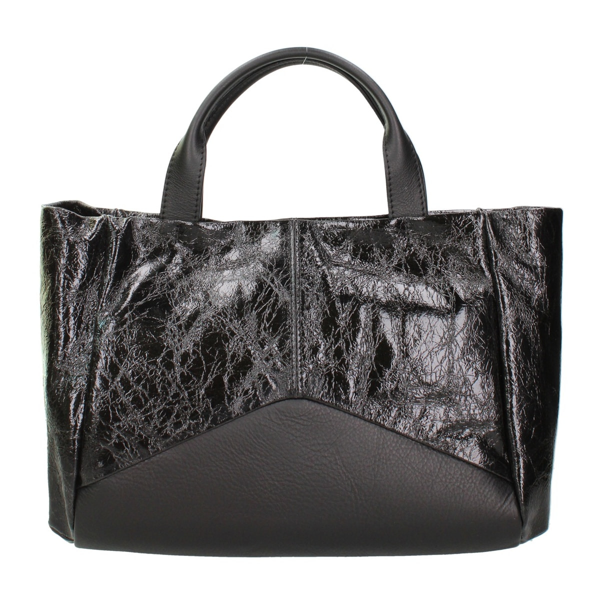 Borsa a mano da donna Veridia Elite - Vera Pelle - 37.0 x 25.0 x 16.0 cm