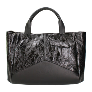 Borsa a mano da donna Veridia Elite - Vera Pelle - 37.0 x 25.0 x 16.0 cm