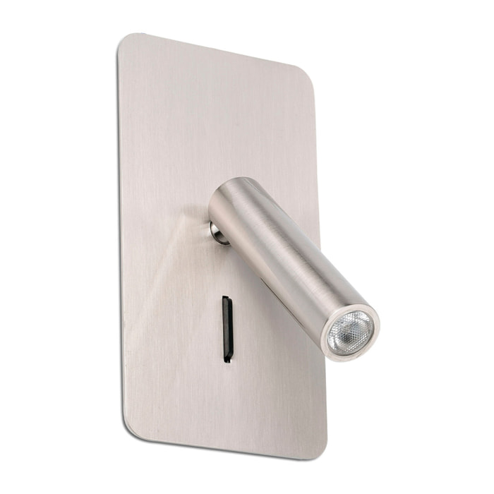 SUAU Empotrable lector níquel mate