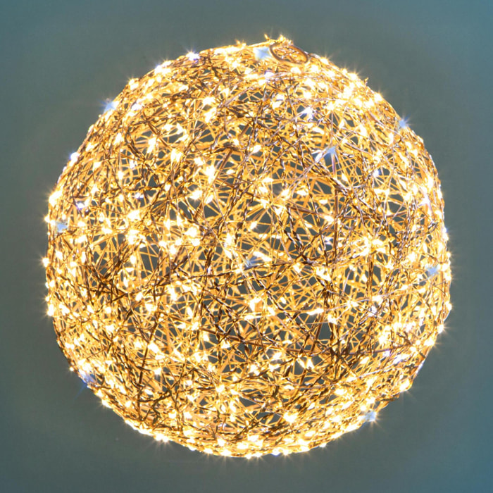 Sfera con 600 led 10% flash pvc - Pezzi 1 - ORO - Bianchi Dino SpA