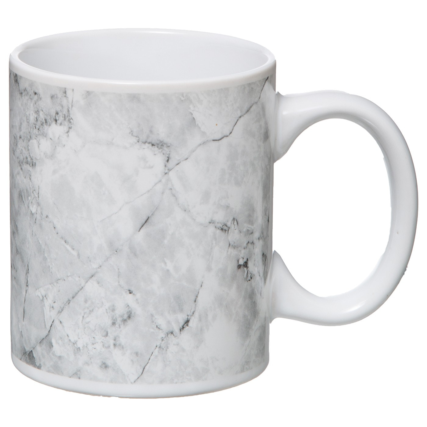 Tasse cracovie marbre blanc m 35cl