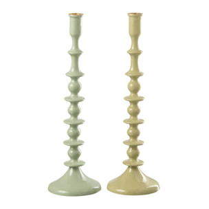 J-Line chandelier - aluminium - vert - 2 pcs