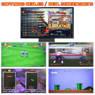 Pandoras Box 12. Console arcade classica, tipo macchina ricreativa, con 28.890 giochi classici installati, 2D e 3D. Uscita HDMI, VGA e USB. Include 2 controlli USB.