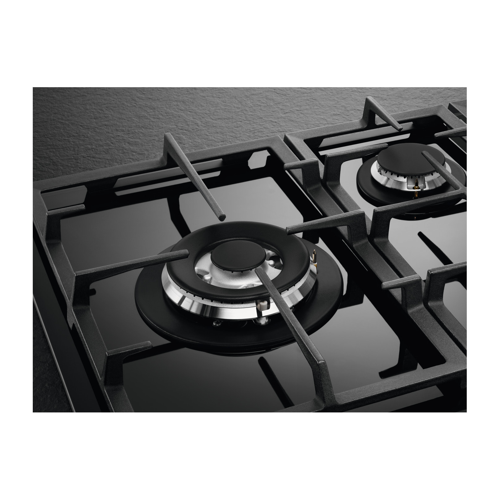 AEG Placa de gas Serie 6000 Gas on Glass de 75 cm HKB75820NB