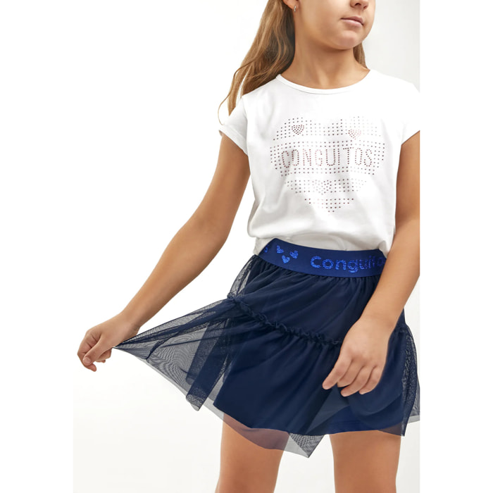 Conguitos - T-shirt casual a maniche corte stampata