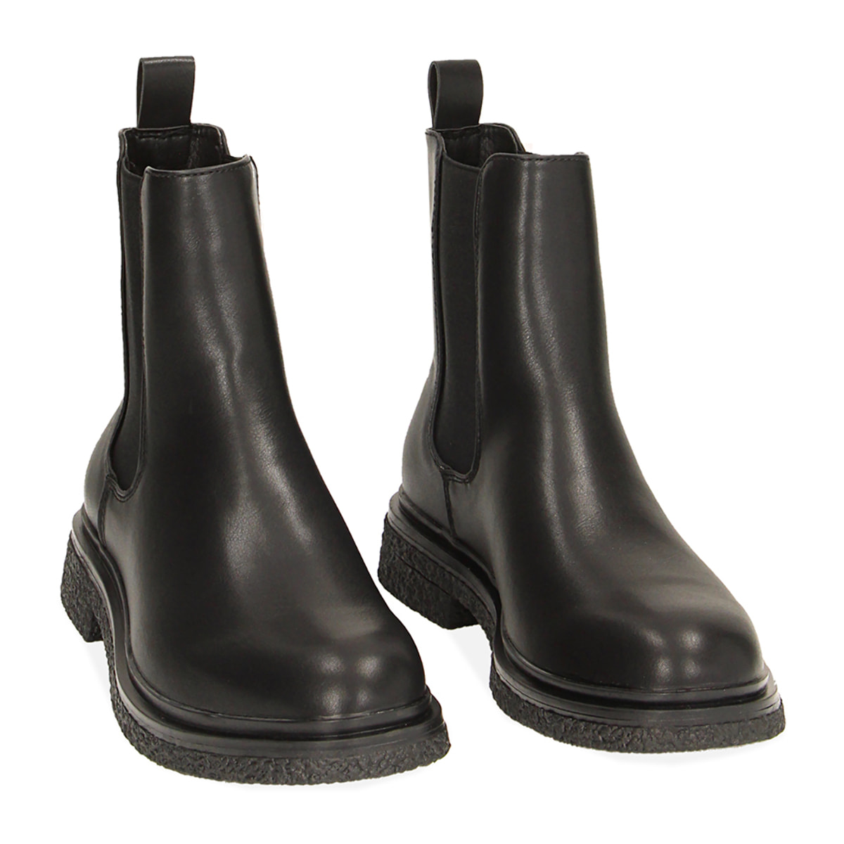 Stivaletti Chelsea neri, tacco 3 cm
