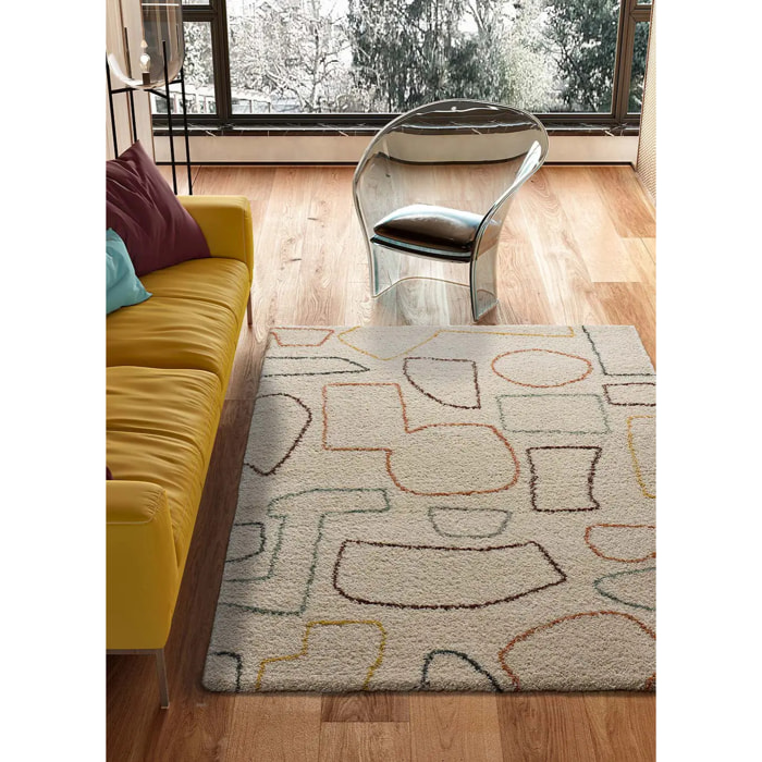 MARIS Alfombra escandinava beige, varias medidas disponibles.