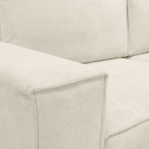 Canapé convertible 3 places en tissu chenille - HARPER