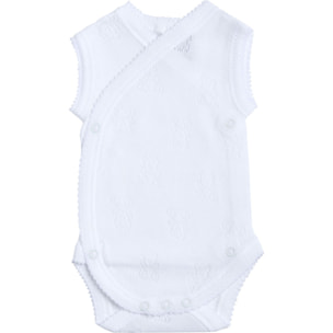 Body cruzado bebé tirantes calado ositos