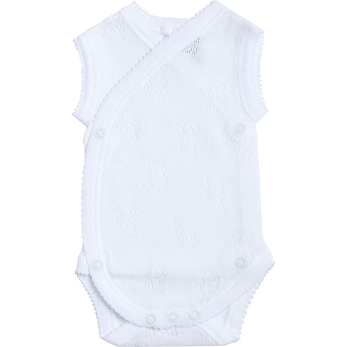 Body cruzado bebé tirantes calado ositos