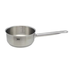 Casserole en inox 16 cm d'1 litre Elo Profi Cuisine