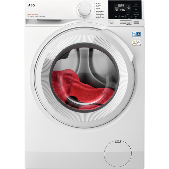 AEG Lavadora de libre instalación Serie 6000 ProSense® Autodose de 9.0 kg LFR6194O2Q