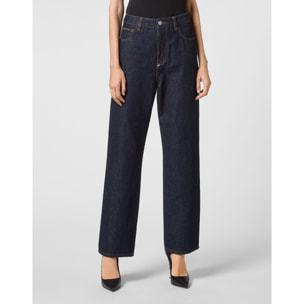 PHILIPP PLEIN Denim Trousers Loose Fit ICONIC PLEIN