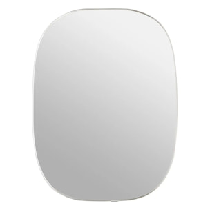 Miroir mural Roman argent 40x30cm
