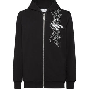 PHILIPP PLEIN Felpa con cappuccio SCORPION