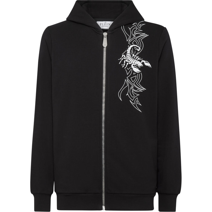 PHILIPP PLEIN Felpa con cappuccio SCORPION