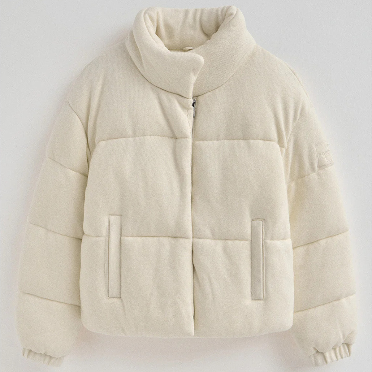 Chaqueta Lizzie color crudo con logo Polo Club