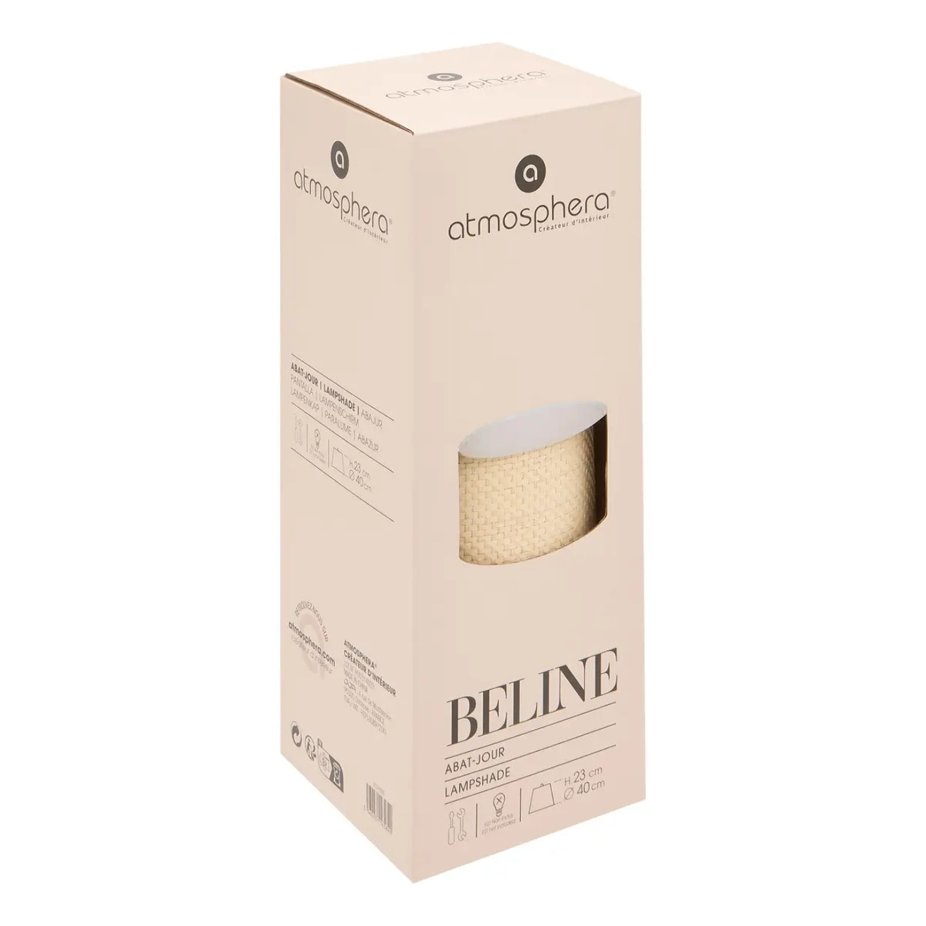 Abat-jour Beline D40cm beige