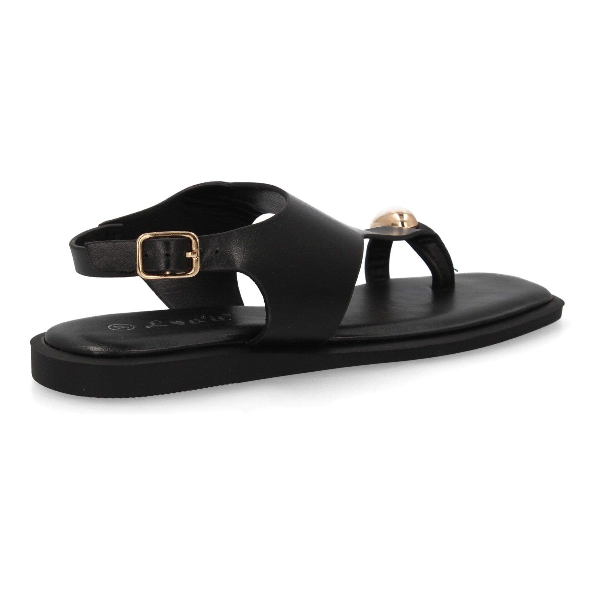 Sandalia plana moderna elegante para mujer.