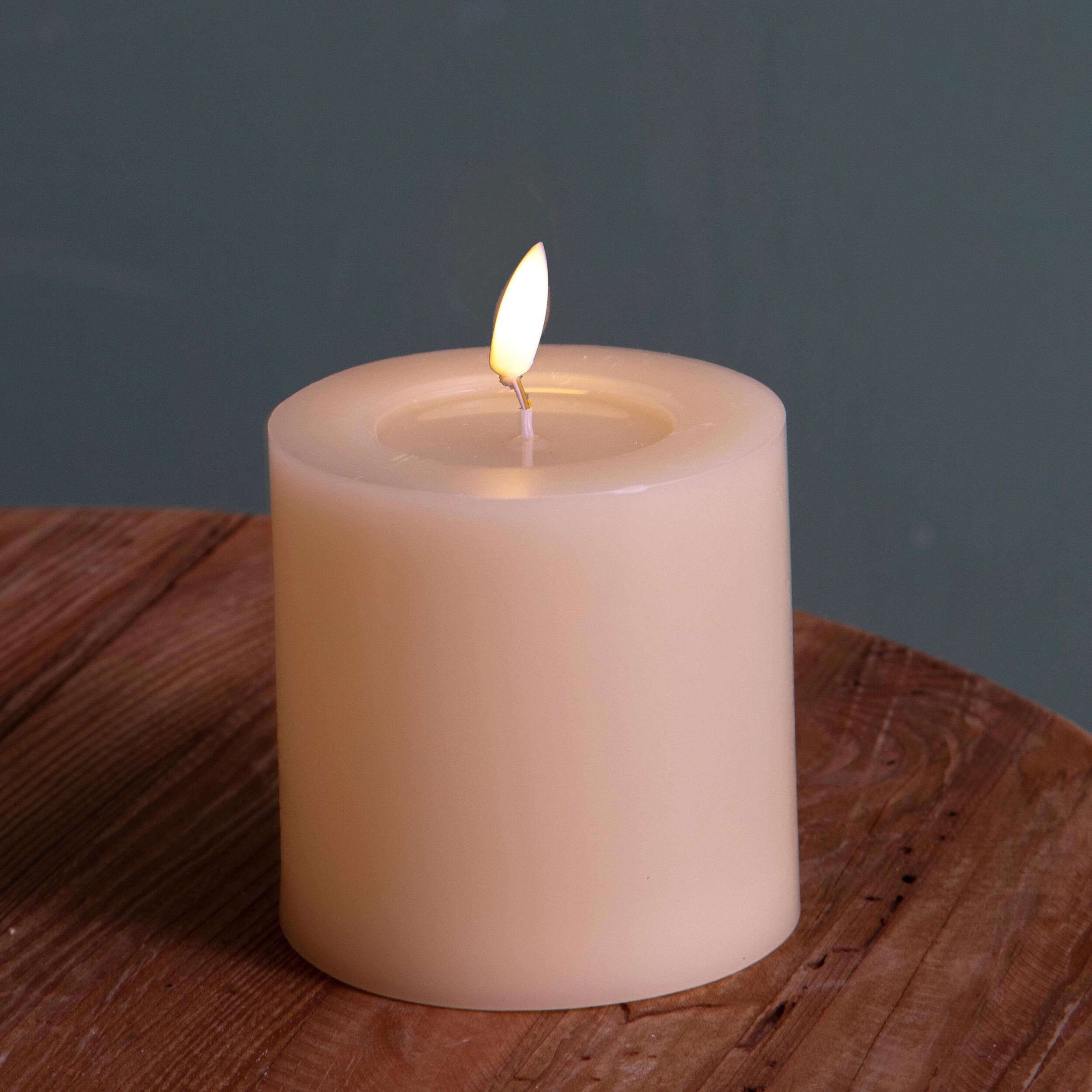 Candela cera - Pezzi 4 - 10xH10x10cm - Bianchi Dino SpA