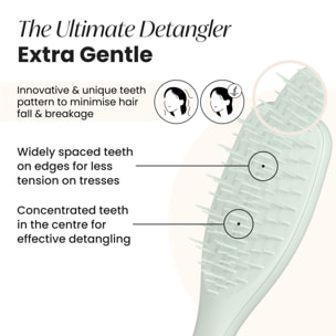 The Ultimate Detangler Extra Gentle - Brosse à Cheveux Eucalyptus Green