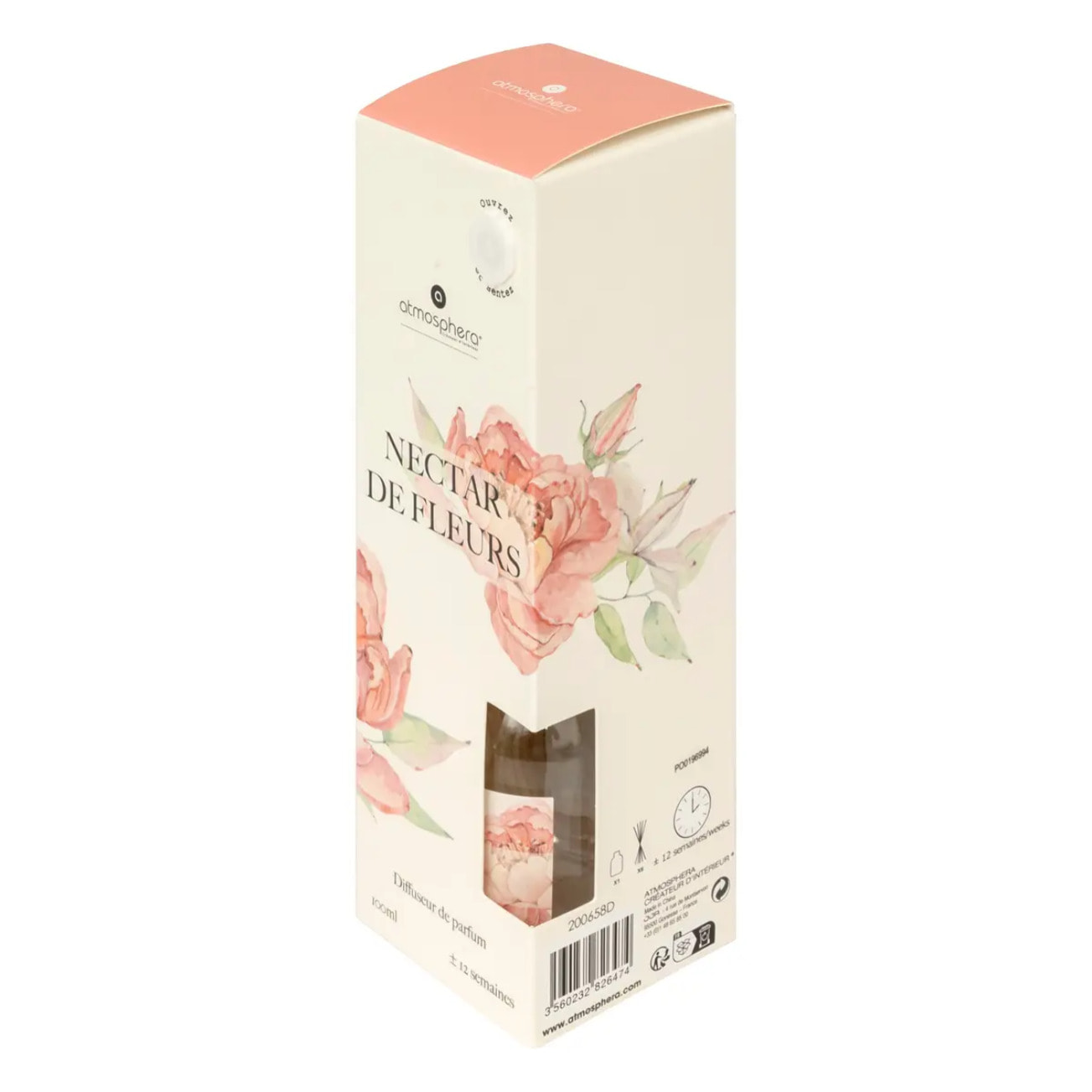 Diffuseur de parfum Oudy 100ml verre nectar de fleurs