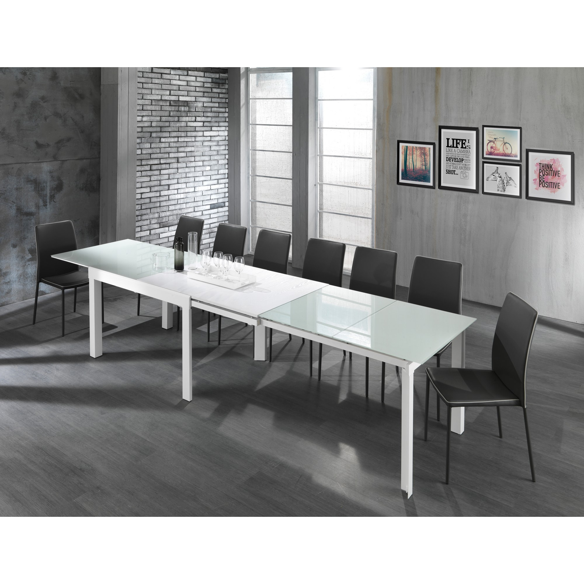 Tomasucci table extensible LONG - BLANC