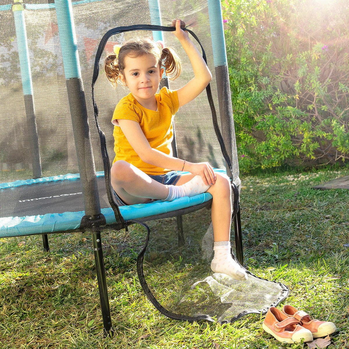 Trampolino per Bambini con Rete di Sicurezza Kidine InnovaGoods