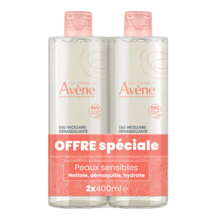 Les essentiels - Visage Yeux Lèvres - Eau micellaire démaquillante 800 ml