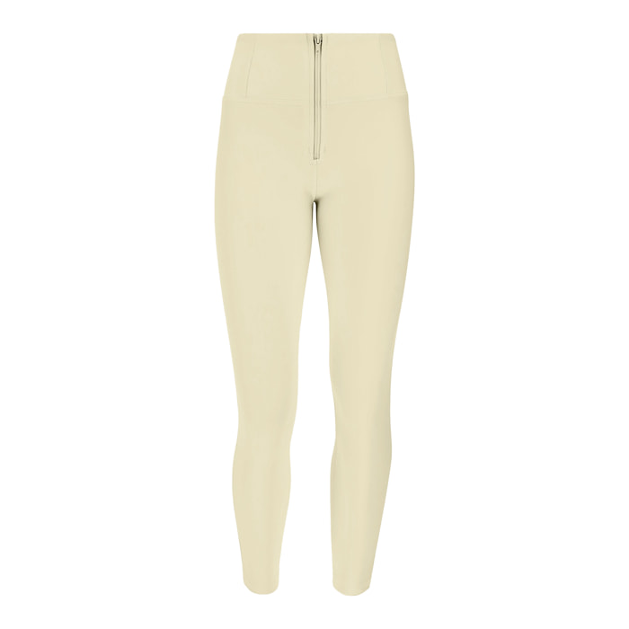 Pantaloni push up WR.UP® 7/8 superskinny vita alta similpelle