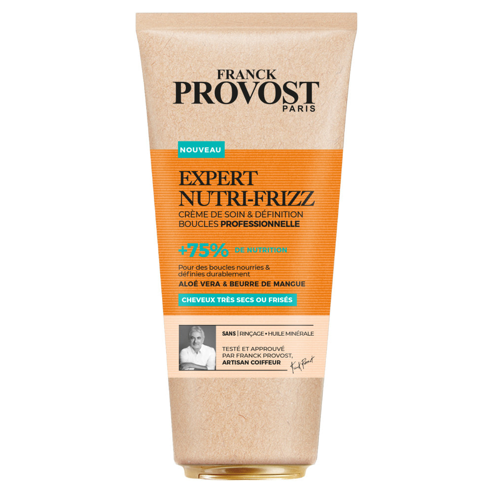 Franck Provost Expert Nutri-Frizz Crème de Soin & Définition Boucles Professionnelle Sans Rinçage Cheveux Très Secs ou Frisés 20