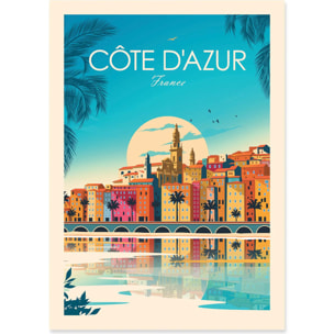 Affiche - Cote d'Azur France - Studio Inception