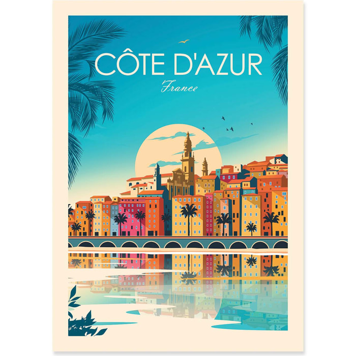 Affiche - Cote d'Azur France - Studio Inception