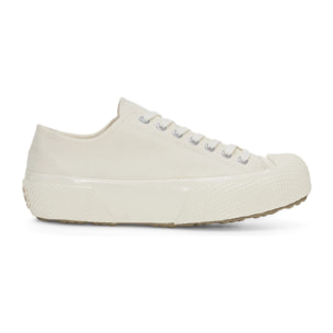 Le Superga Uomo Donna Bianco 2434 MIL-SPEC LOW CUT COTTON CANVAS
