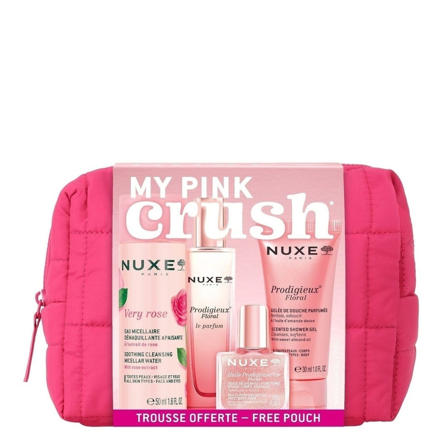 My Pink Crush - Trousse Rituel beauté Prodigieux® 4 Produits