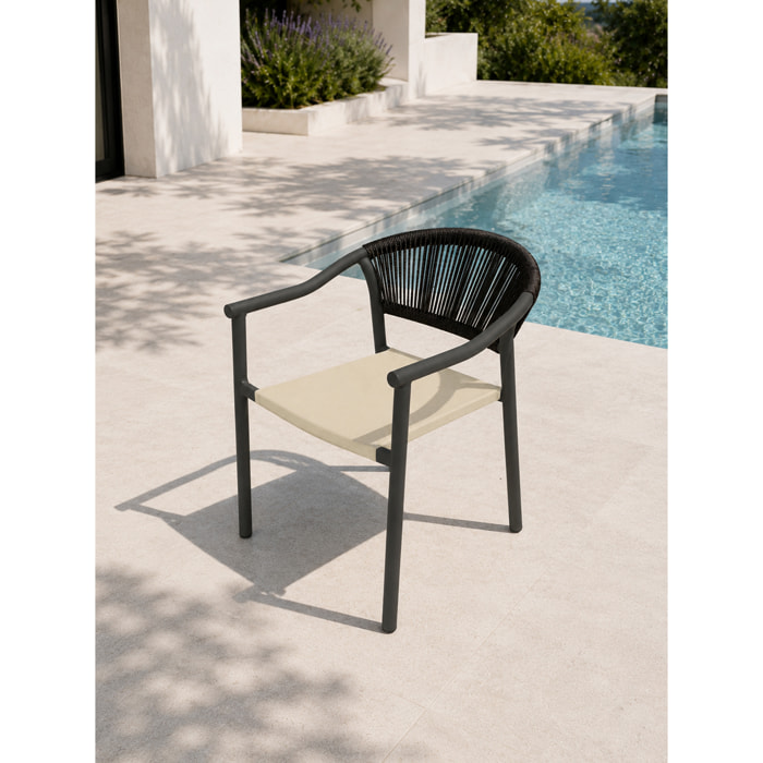 SUMBA - Lot de 2 fauteuils de jardin