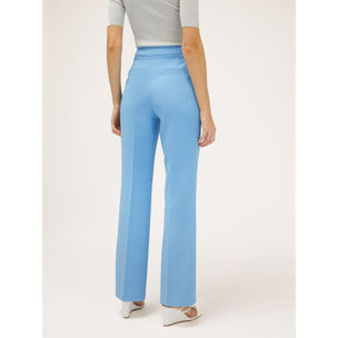 Motivi - Pantalones de traje en crepé - Light - blue