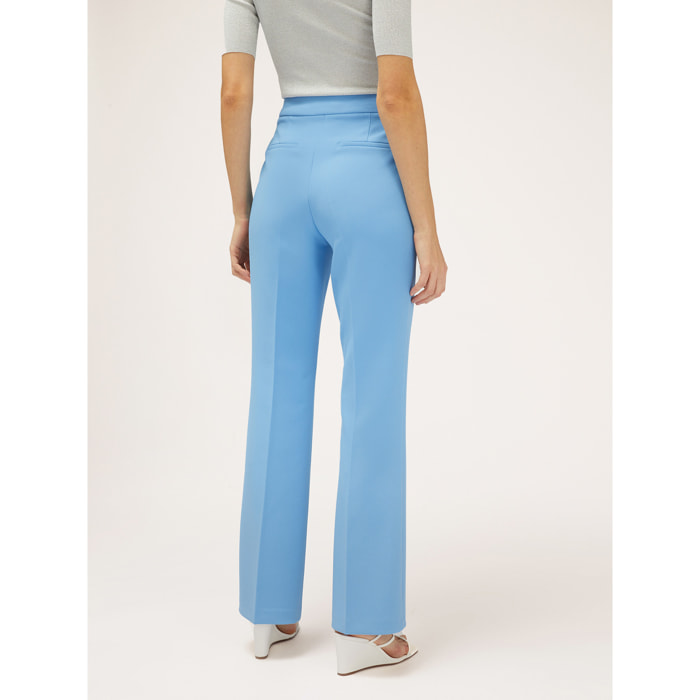 Motivi - Pantalones de traje en crepé - Light - blue