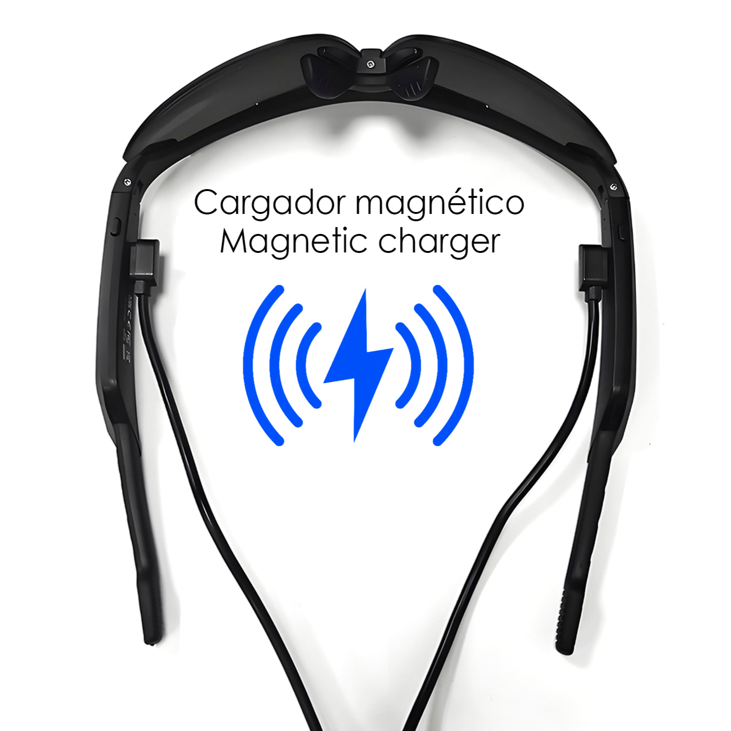 Occhiali sportivi intelligenti QY PRO 3. Assistente vocale intelligente, traduzione in tempo reale di oltre 100 lingue, controllo della musica/chiamate e lenti UV400.