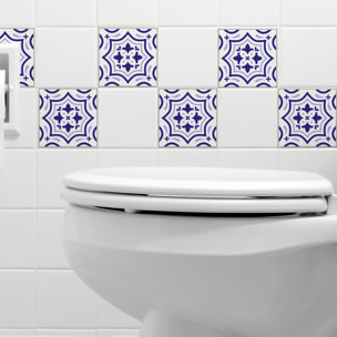 Stickers muraux - Sticker Mural Carrelage adhésif Cuisine Salle de Bain - 9 STICKERS CARRELAGES AZULEJOS BEATA