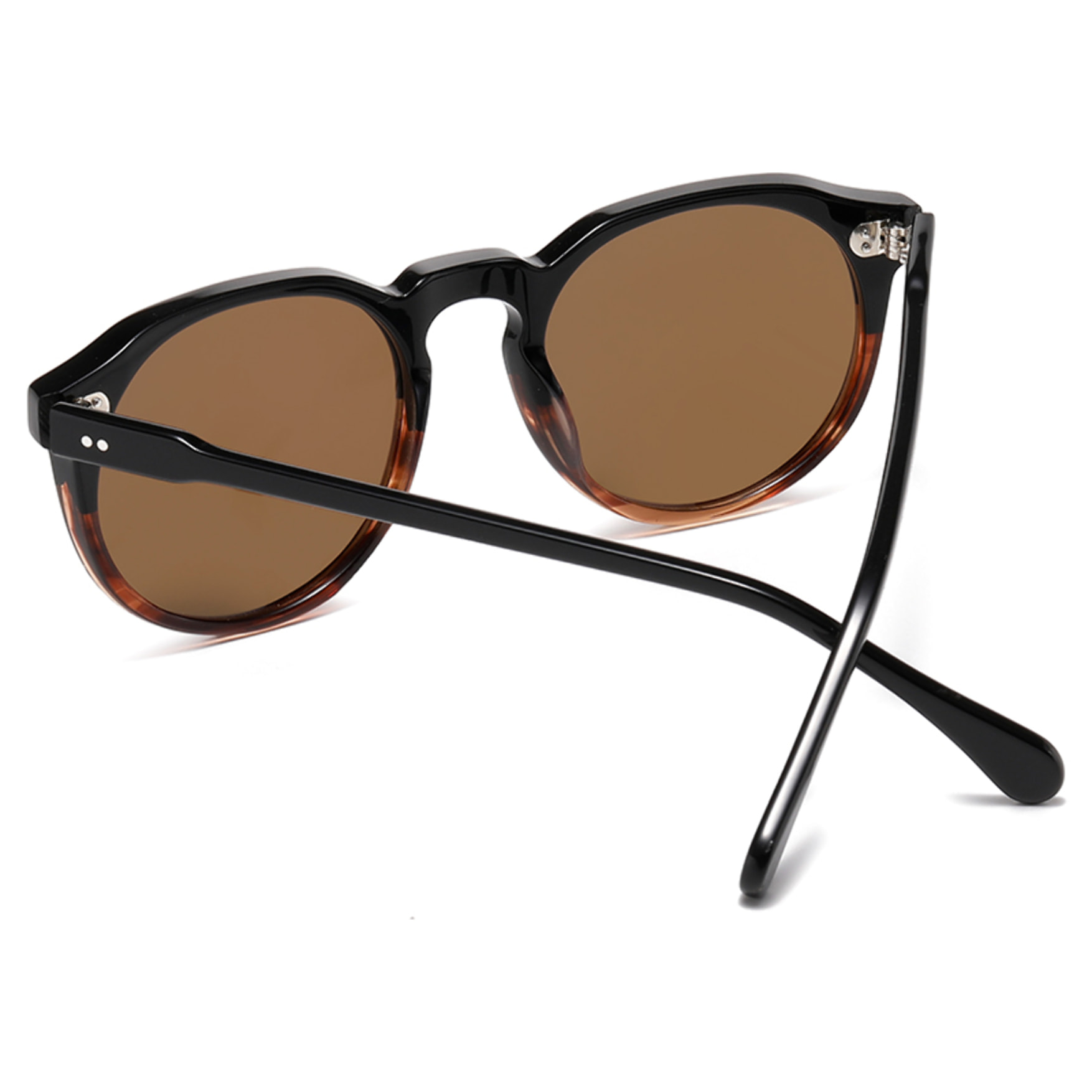 Gafas de sol PALO ALTO LOMBARD - Marrón rayada / Polarizada marrón